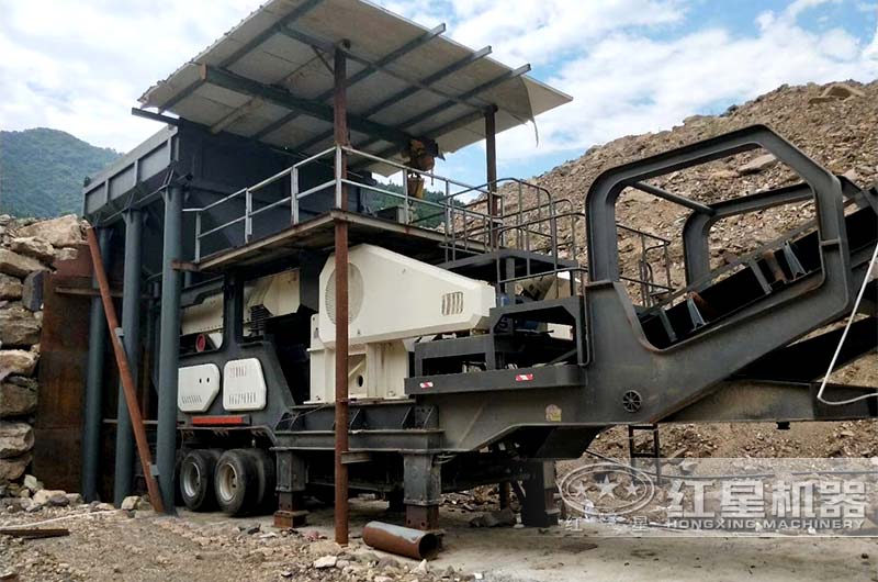 移動顎式破碎機現場 移動顎式破碎機現場
